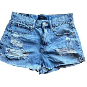 Aeropostale denim mom shorts